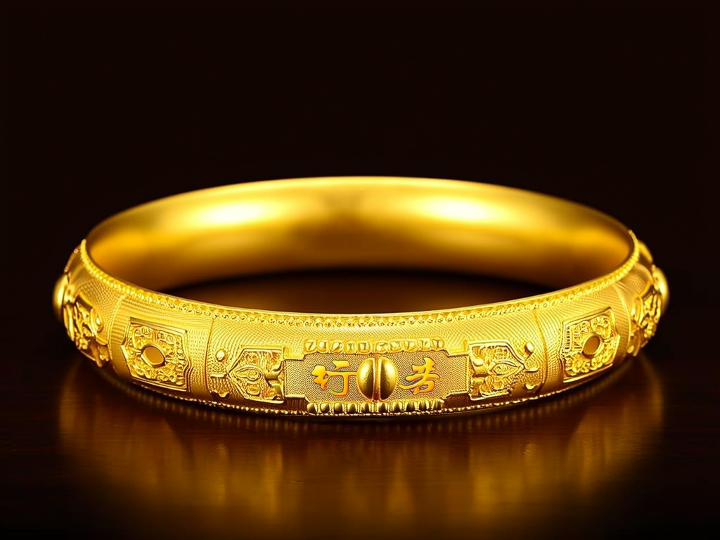建行金手镯图片