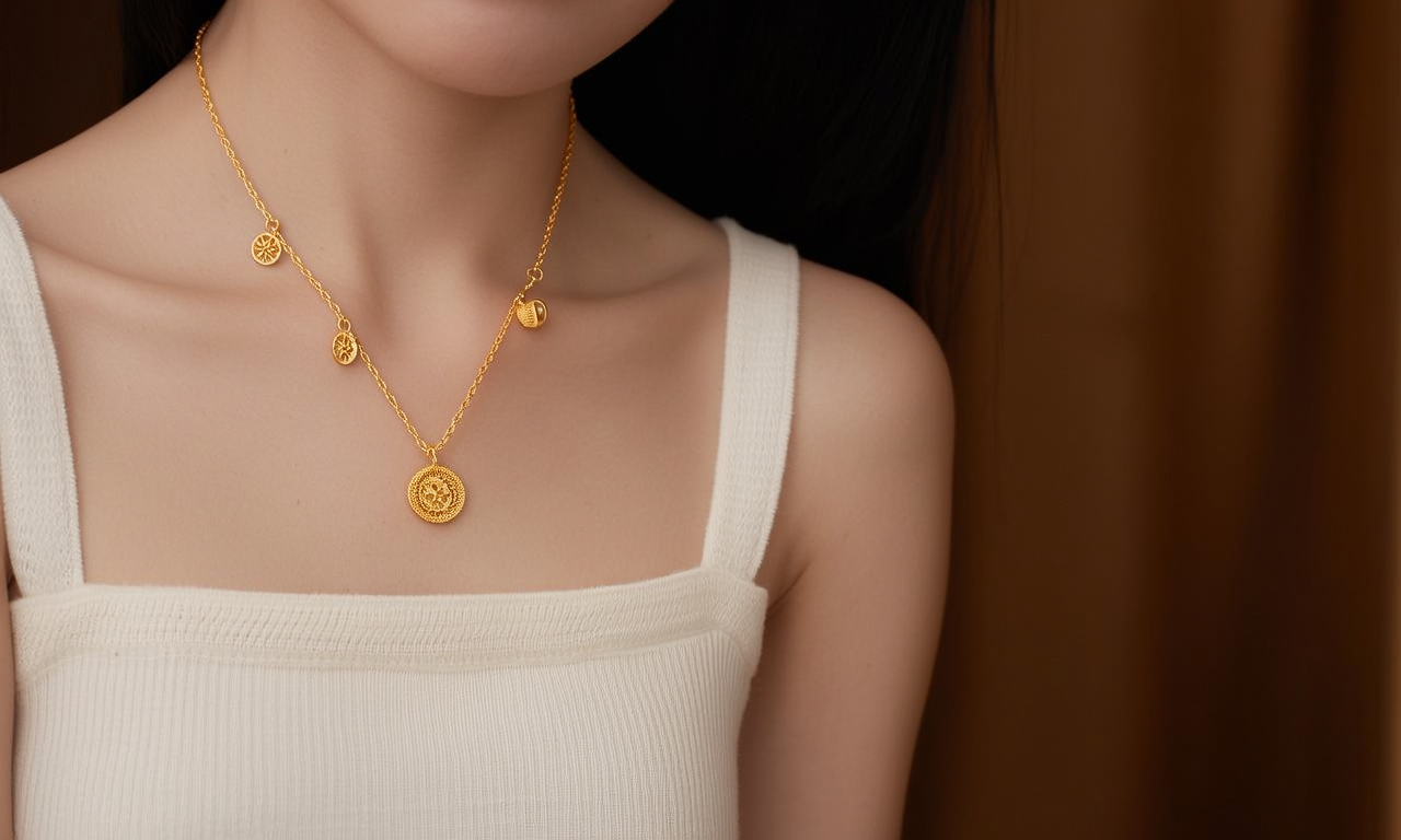 金项链样品图片