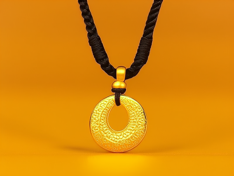 金坠子配绳子图片 金坠子配绳子图片