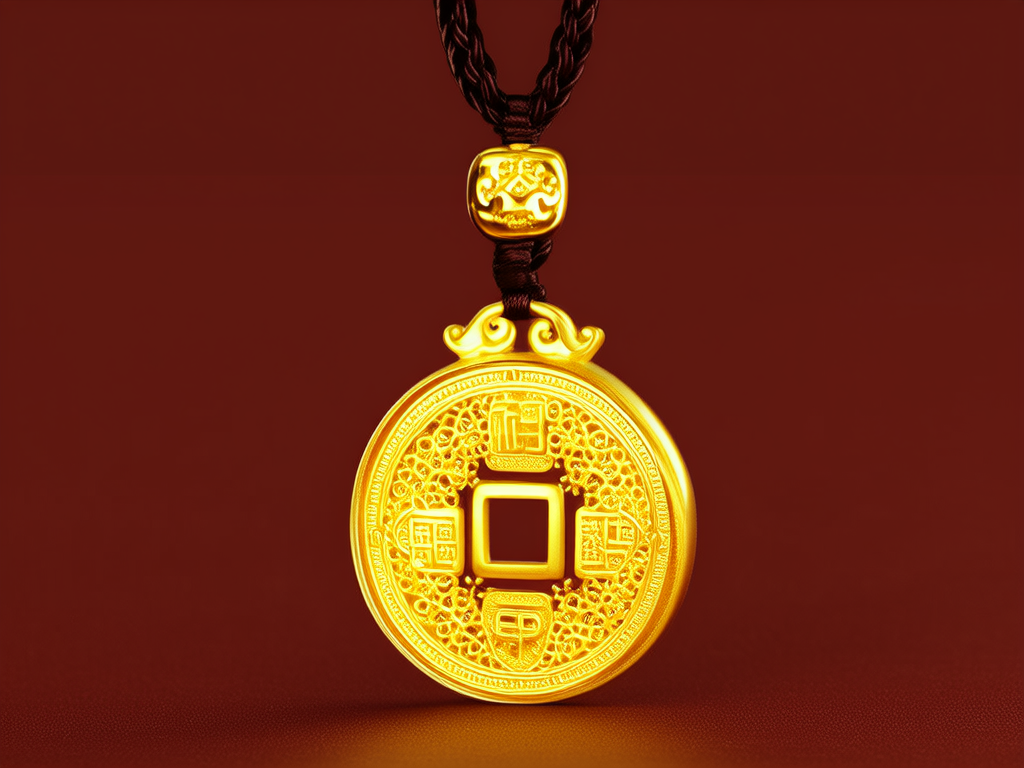 黄金招财首饰图片