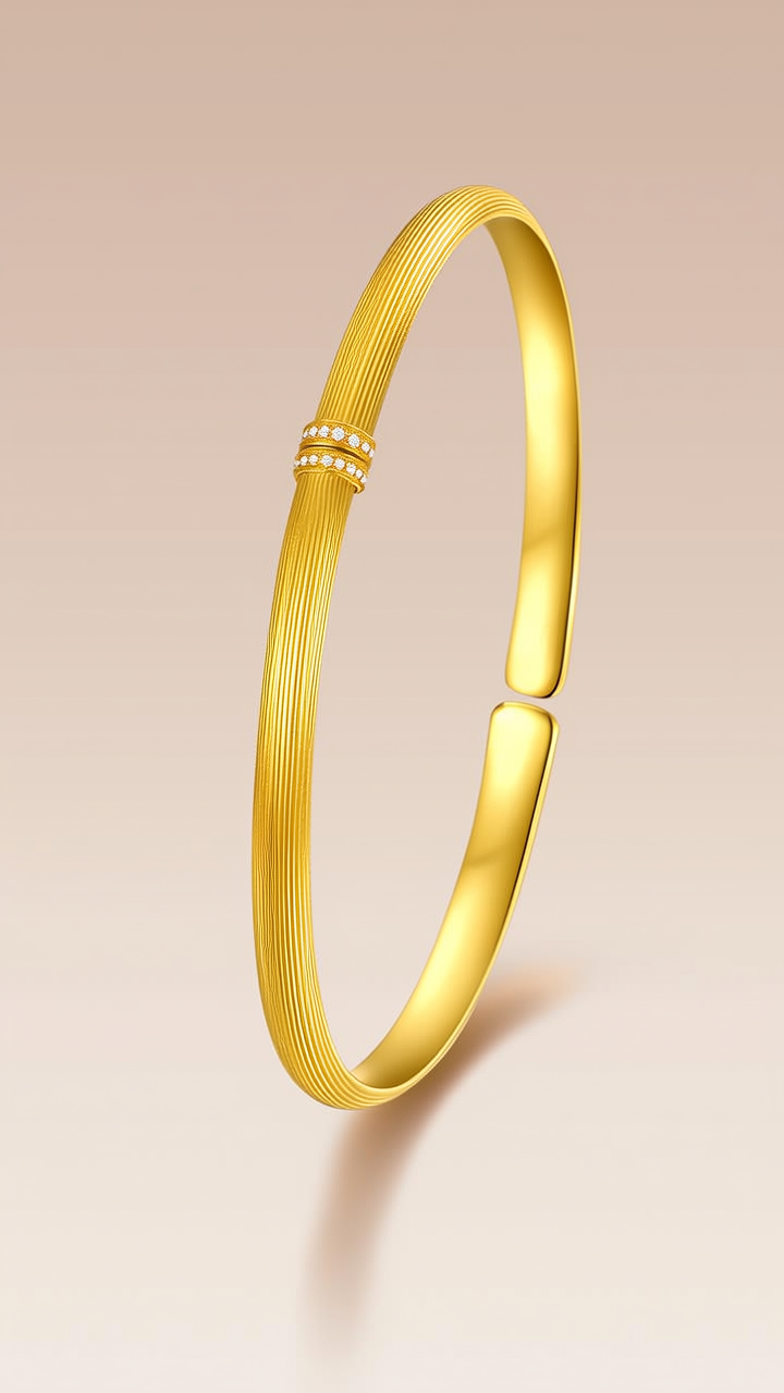 14克黄金手镯图片