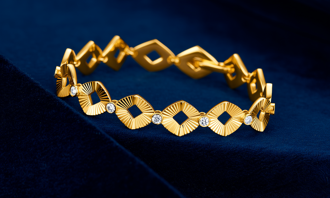 黄金手链新款式图片