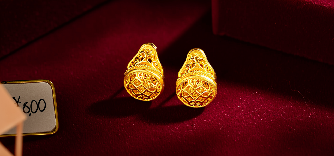 黄金耳坠图片和价格 黄金耳坠图片和价格