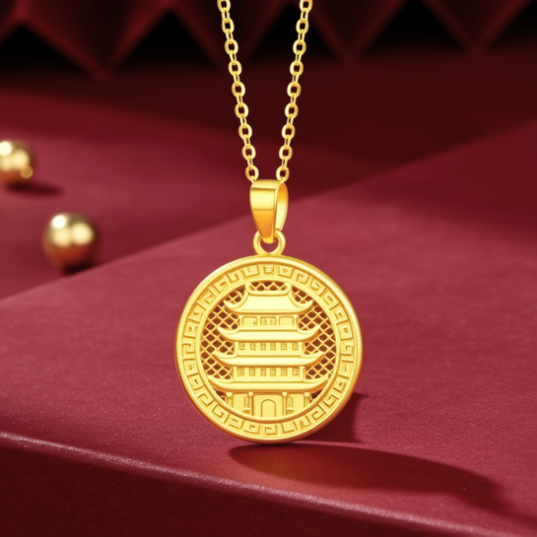 宝庆银楼黄金项链图片