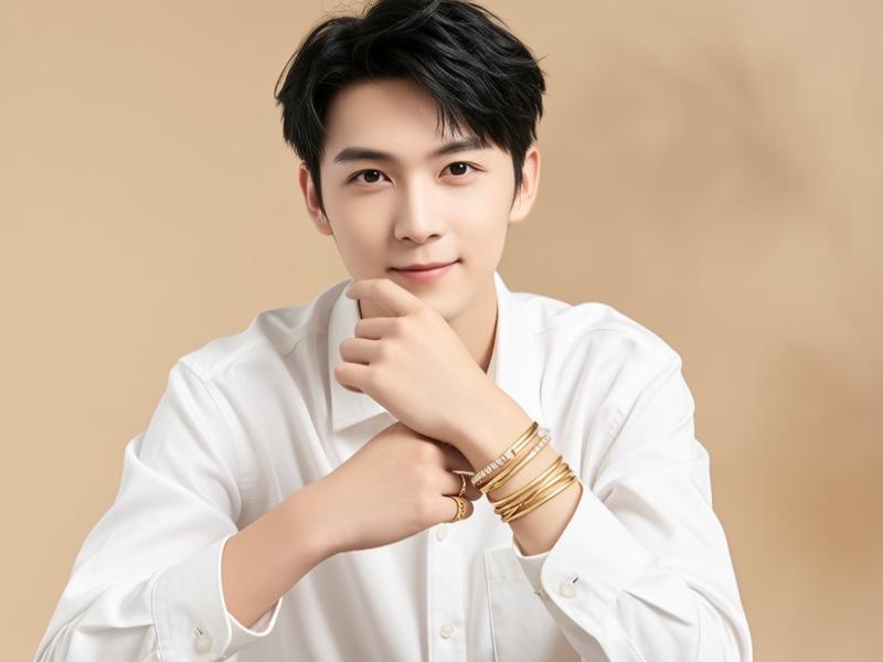 二十克黄金手链的图片