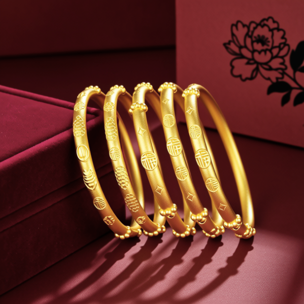 黄金999手镯图片大全