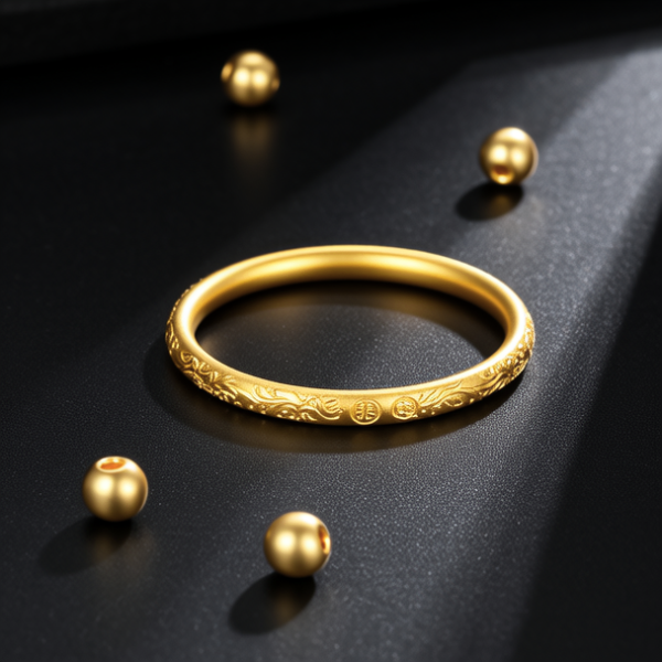 20克黄金手镯真实图片