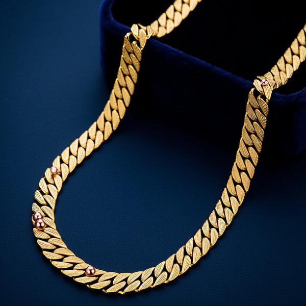 黄金项链50克真实图